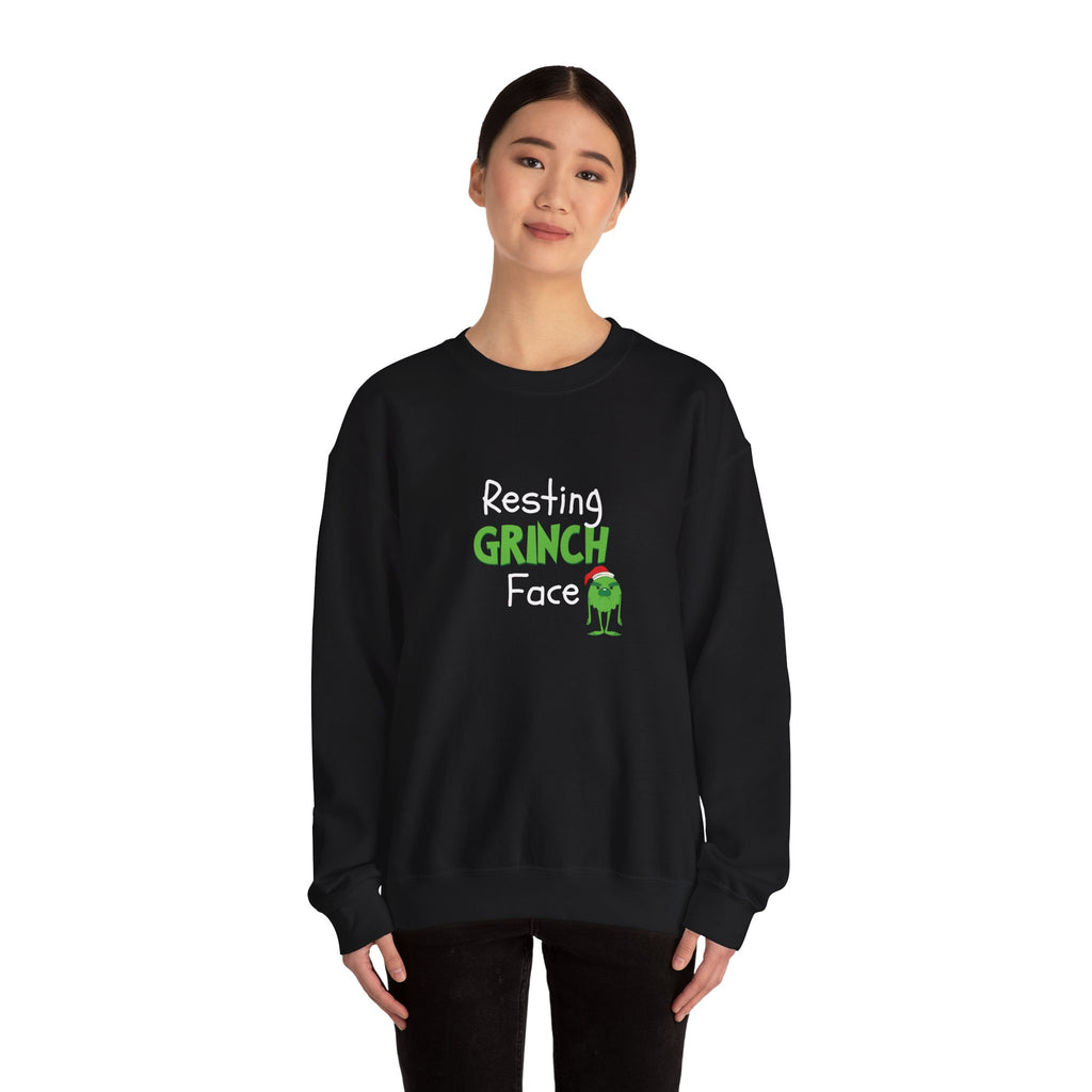 Unisex Resting Grinch Face Sweatshirt