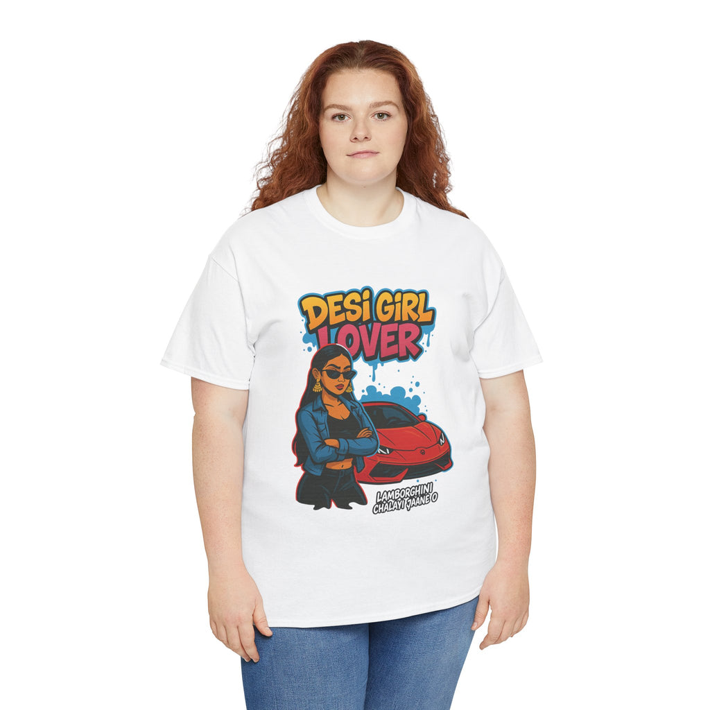 Desi Girl Lamborghini Tshirt