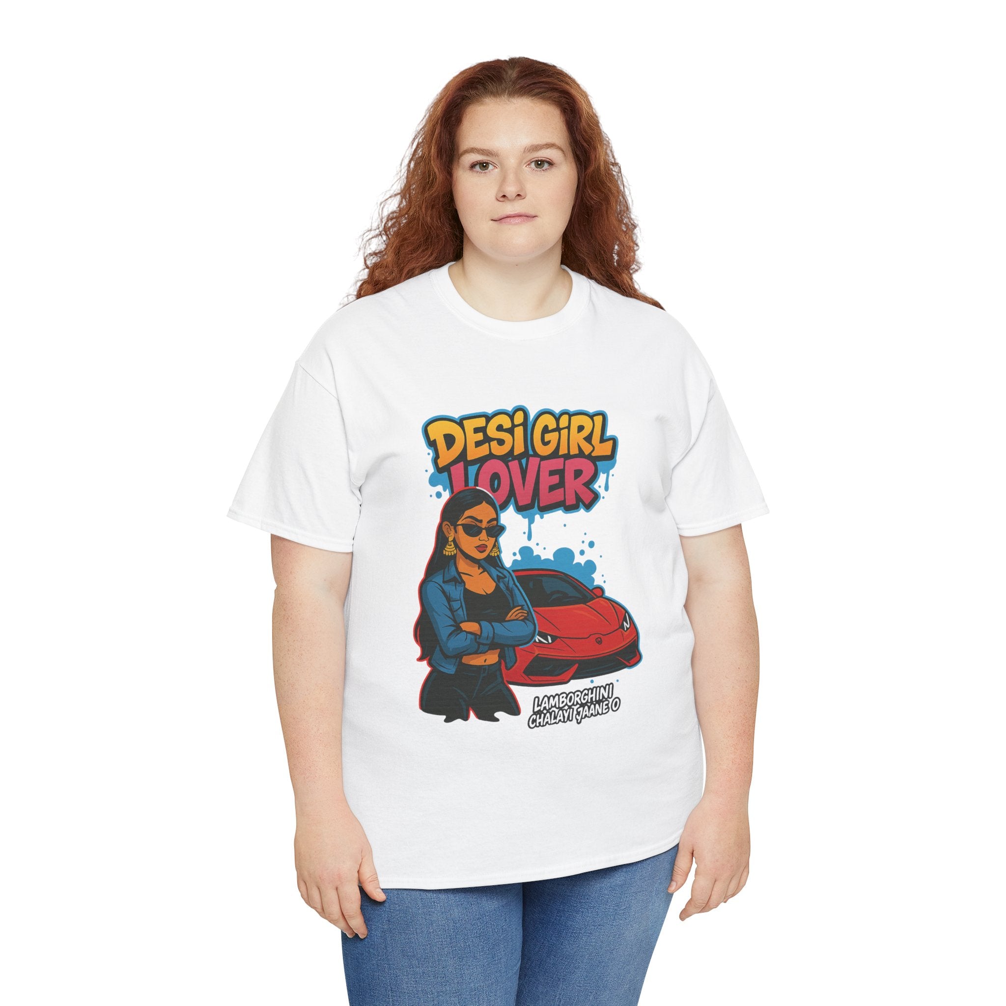 Desi Girl Lamborghini Tshirt