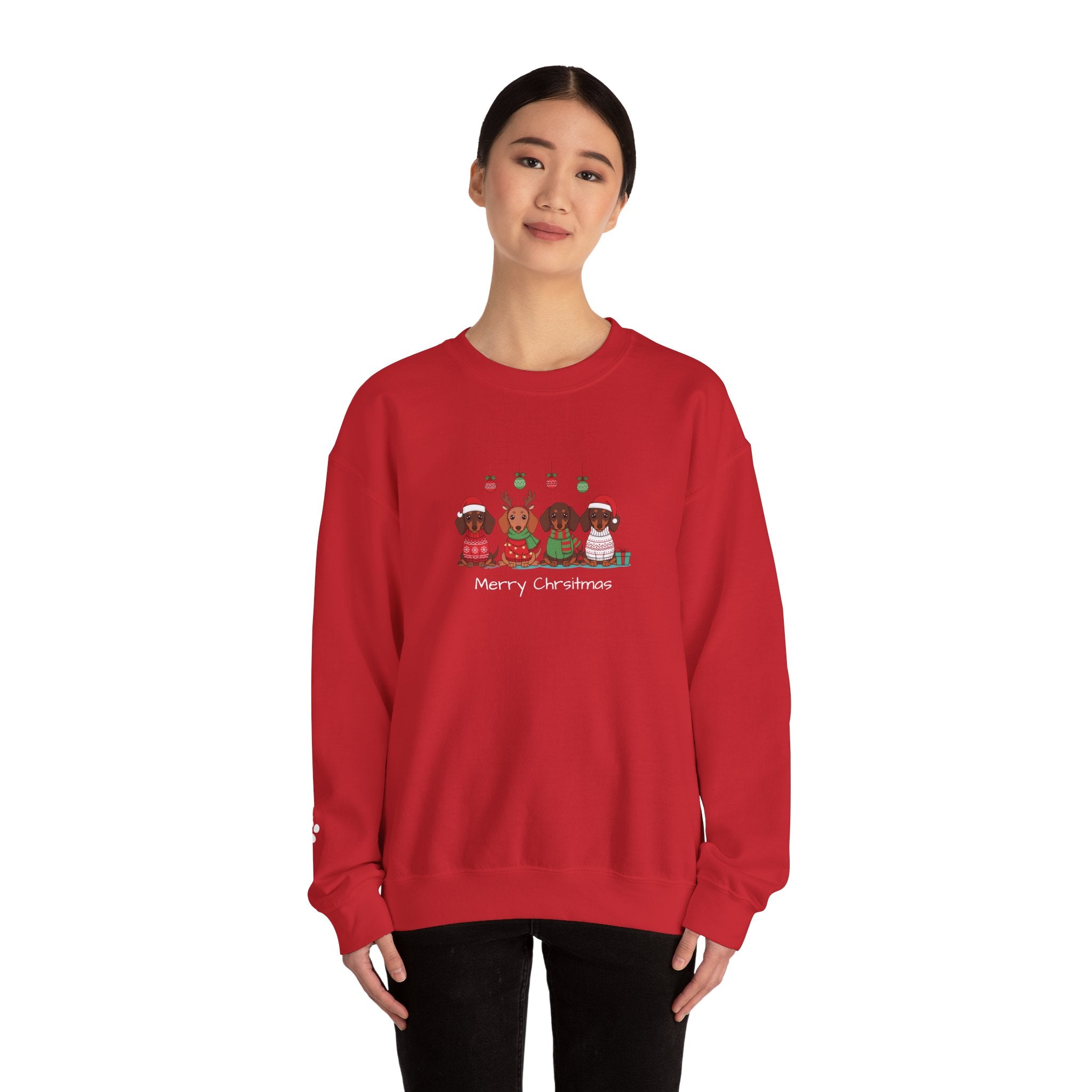 Christmas Dogs Crewneck Sweatshirt