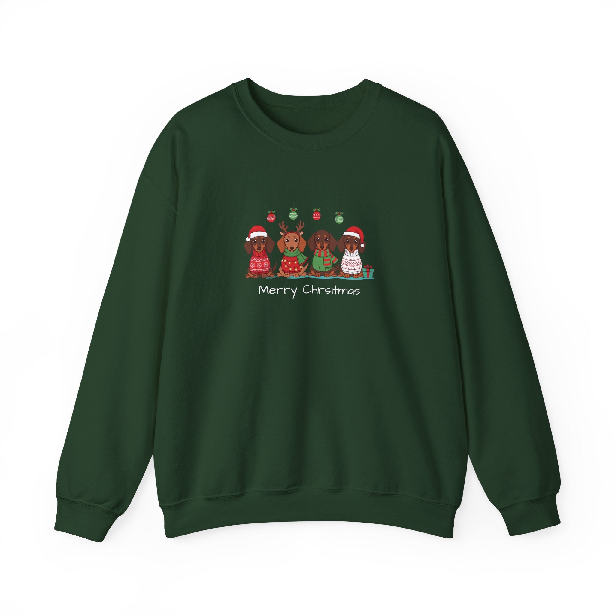 Christmas Dogs Crewneck Sweatshirt