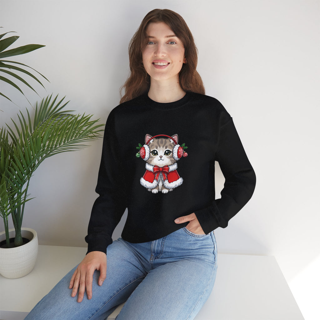 Christmas Cat Sweatshirt