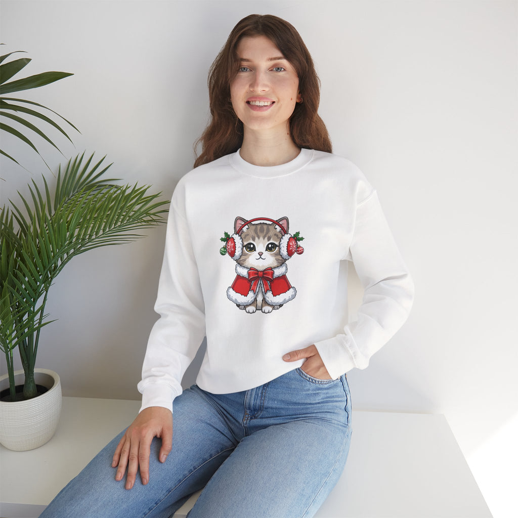 Christmas Cat Sweatshirt
