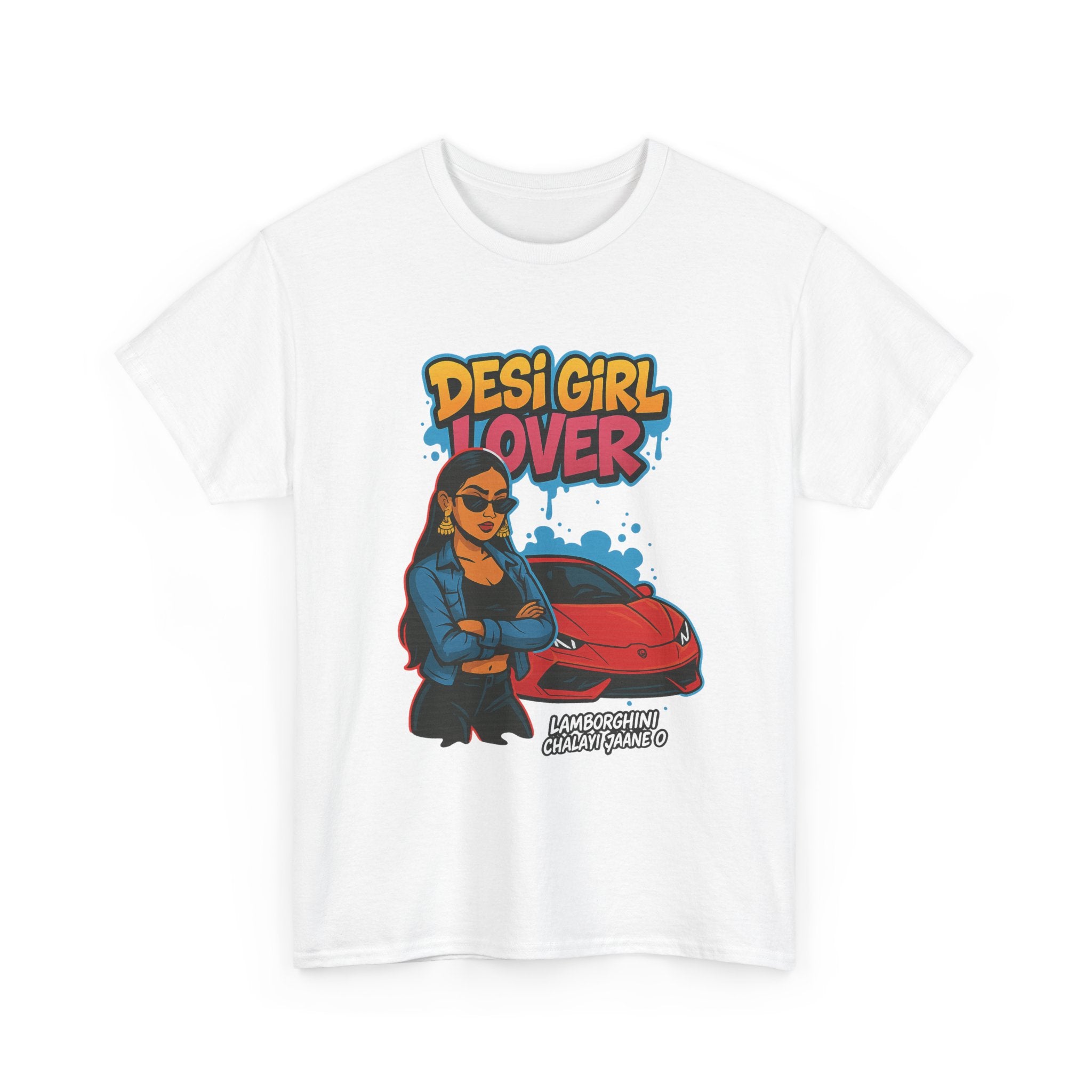 Desi Girl Lamborghini Tshirt