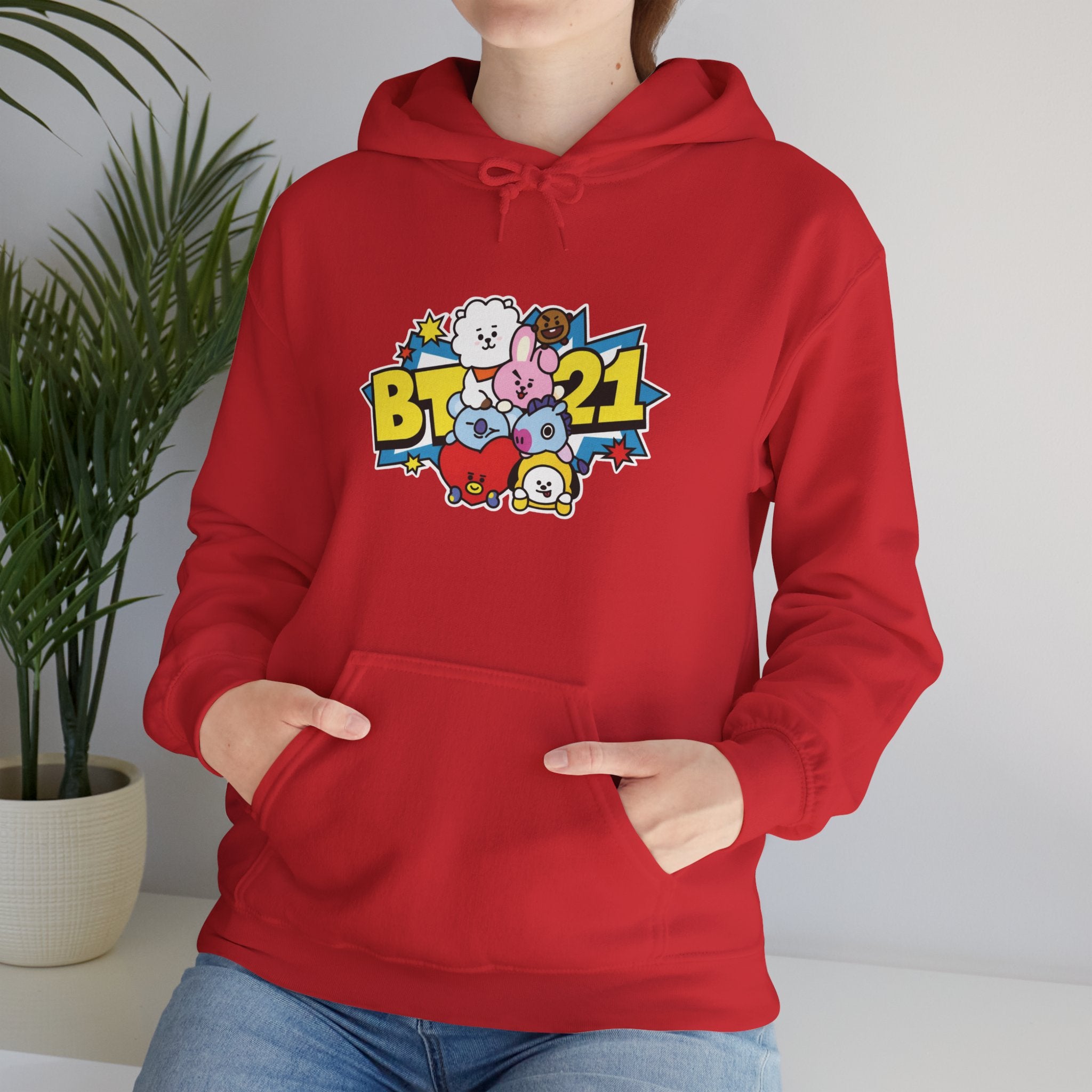 BT21 Graphic Unisex Hoodie