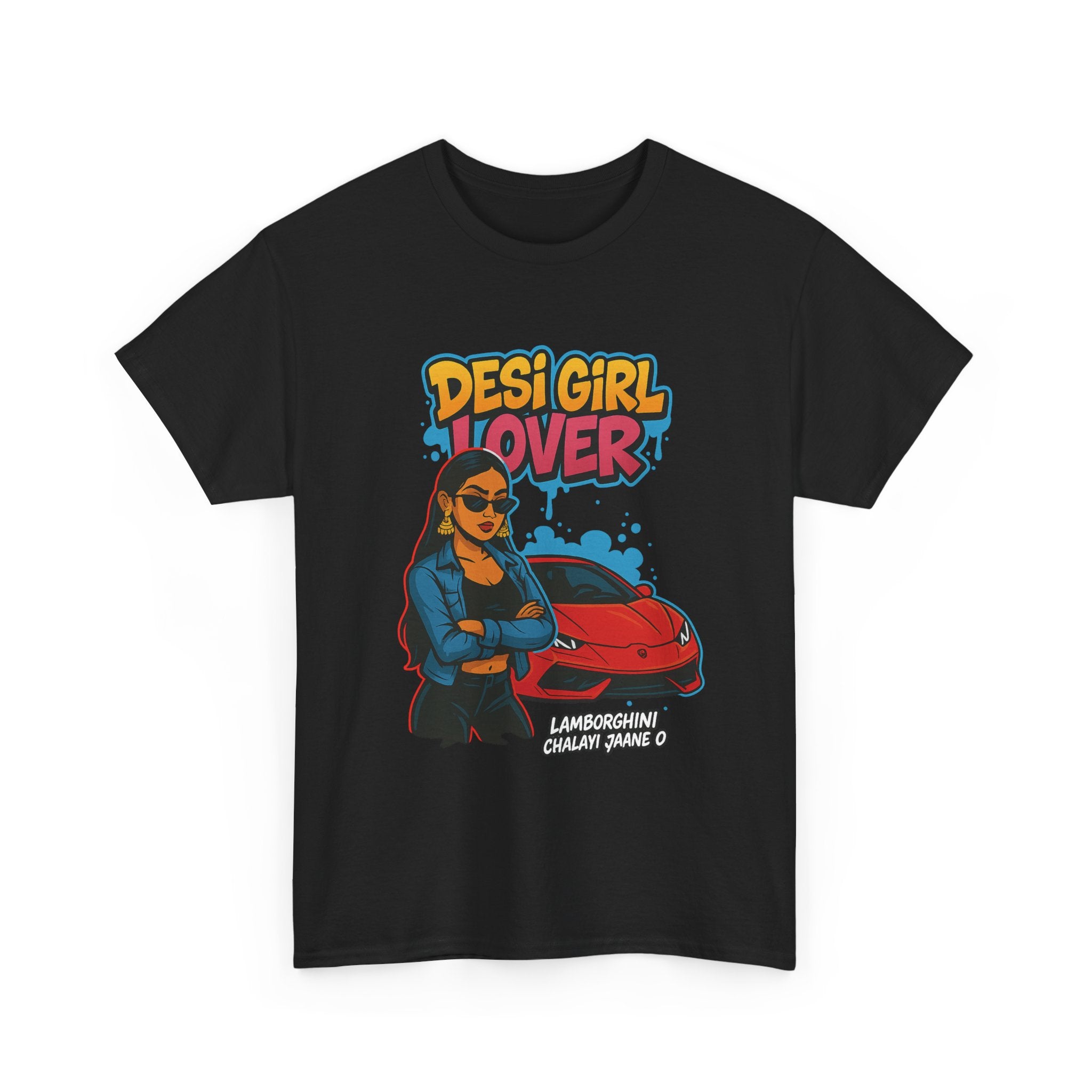 Desi Girl Lamborghini Tshirt