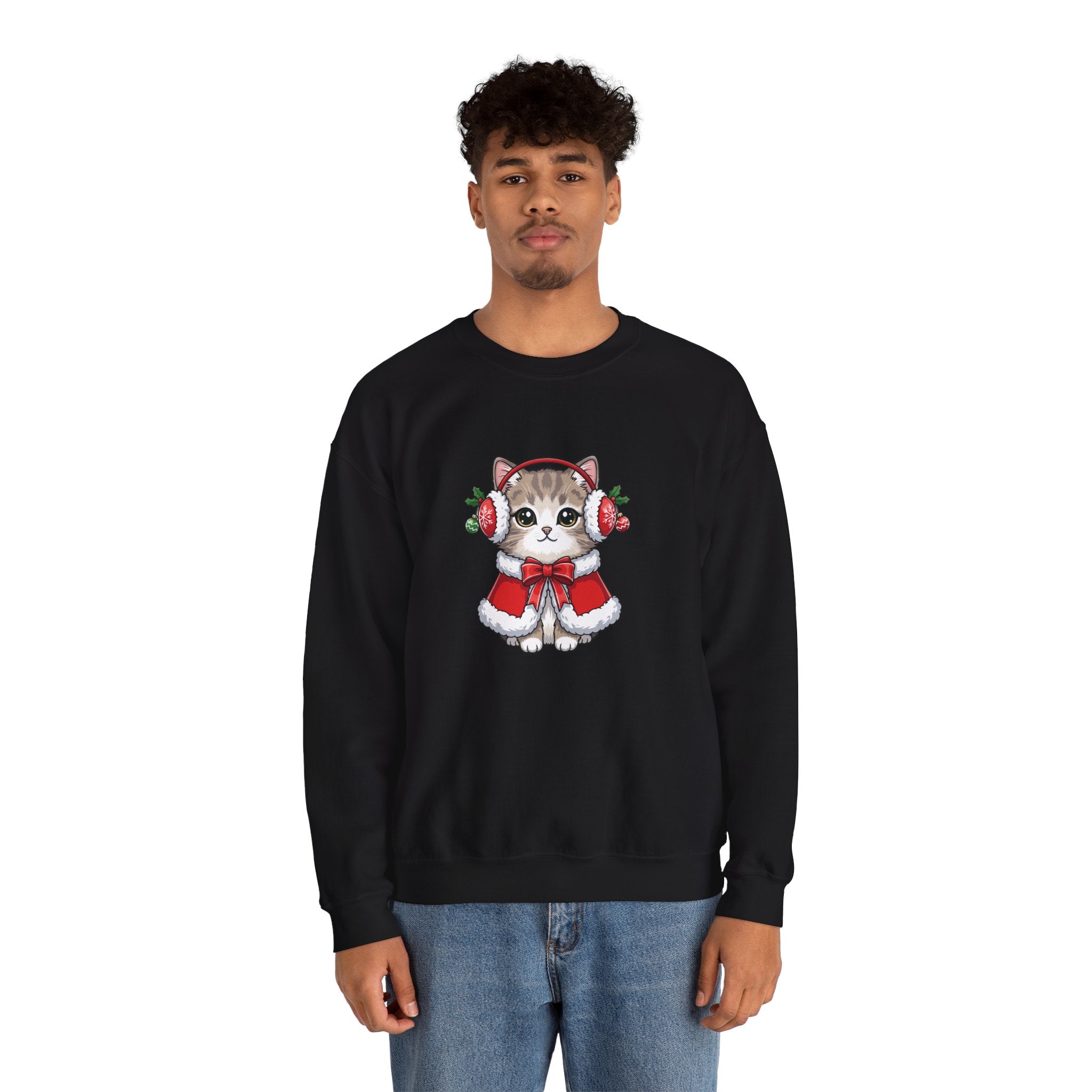 Christmas Cat Sweatshirt