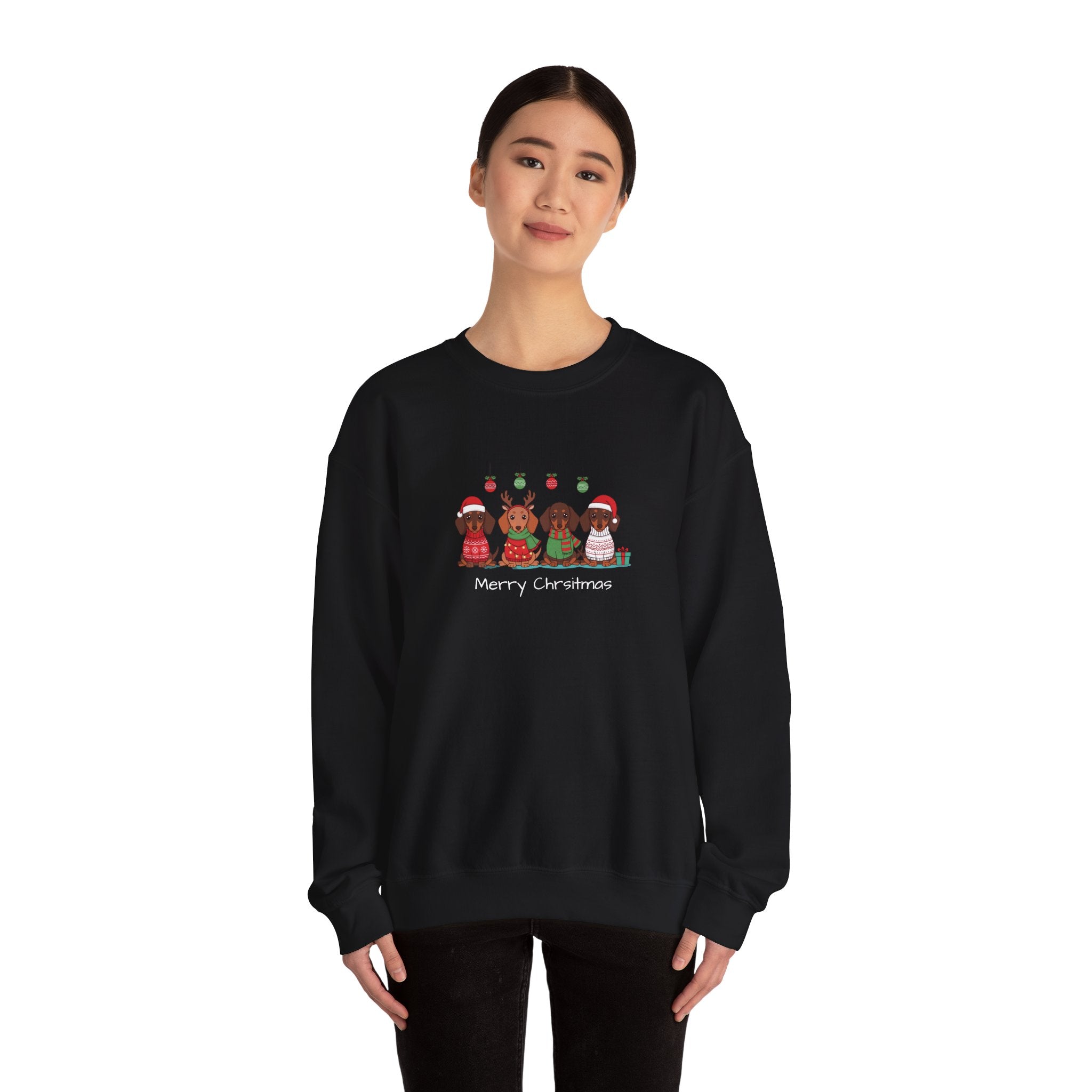 Christmas Dogs Crewneck Sweatshirt