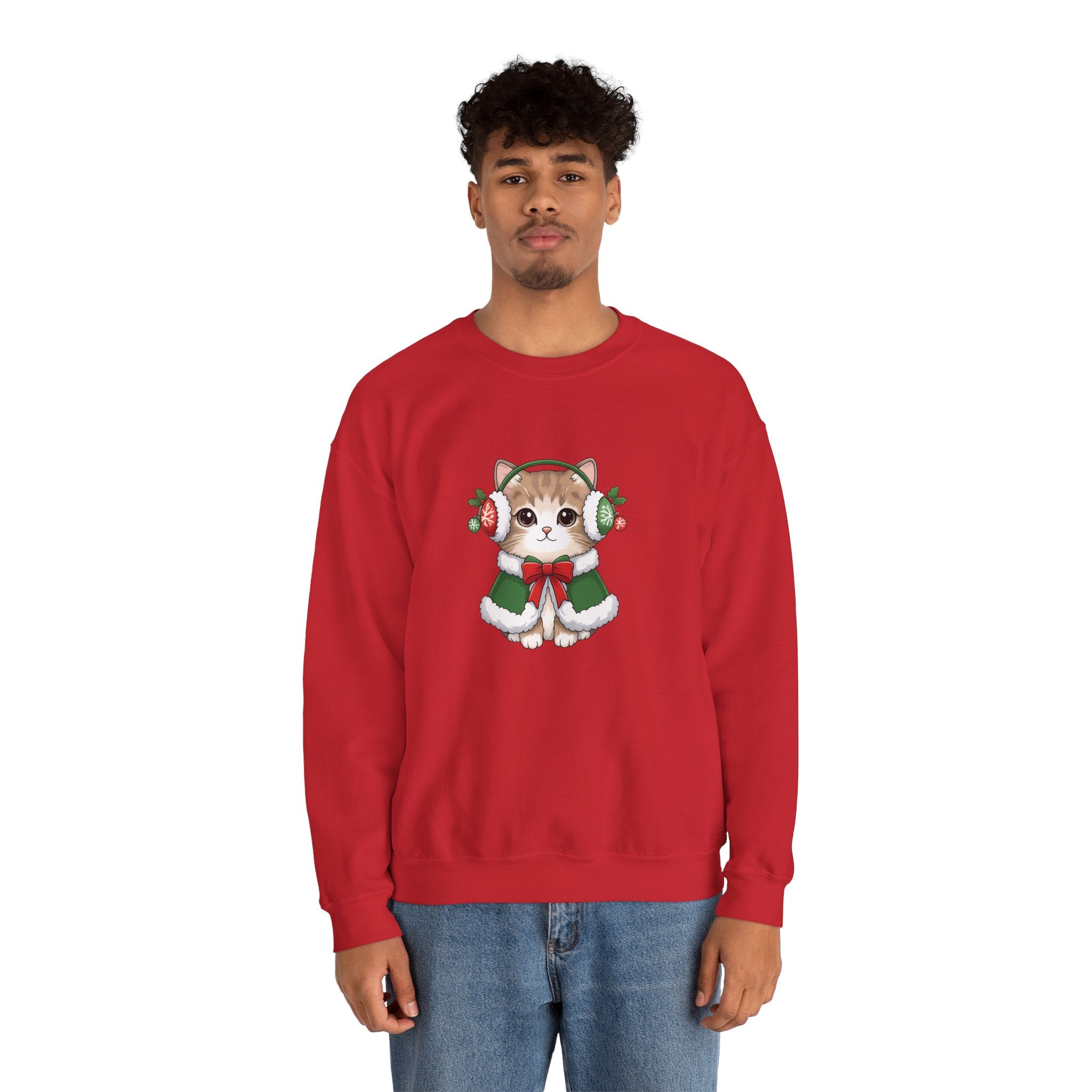 Christmas Cat Sweatshirt