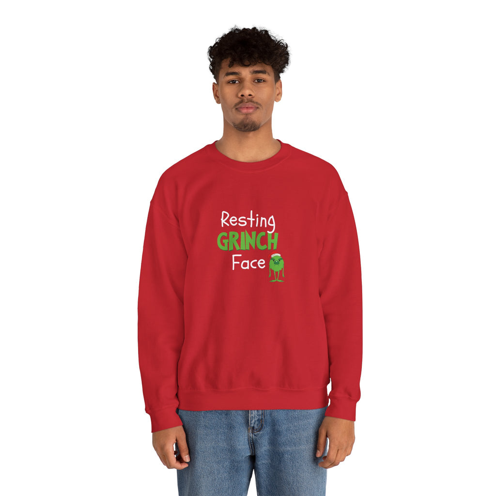 Unisex Resting Grinch Face Sweatshirt