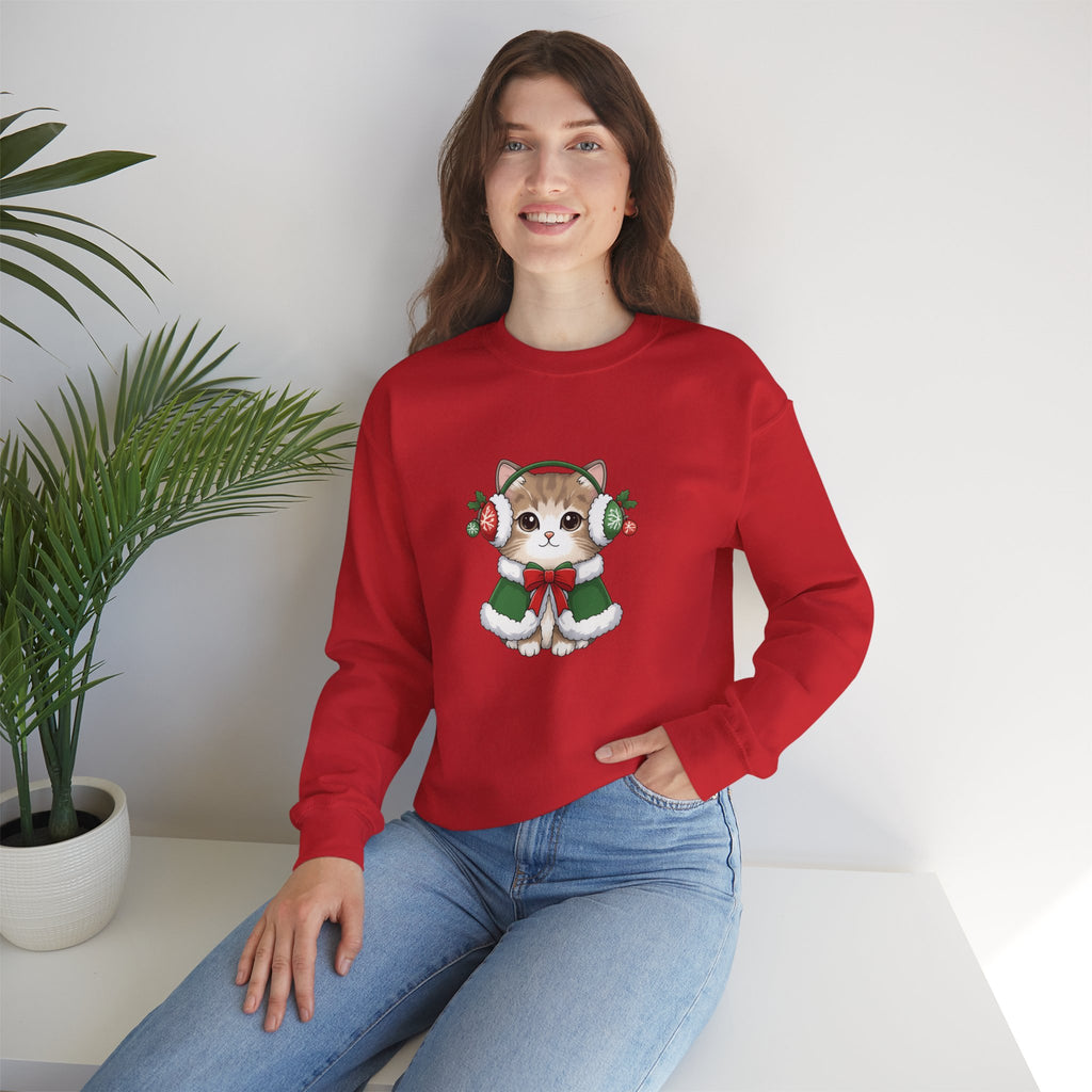 Christmas Cat Sweatshirt