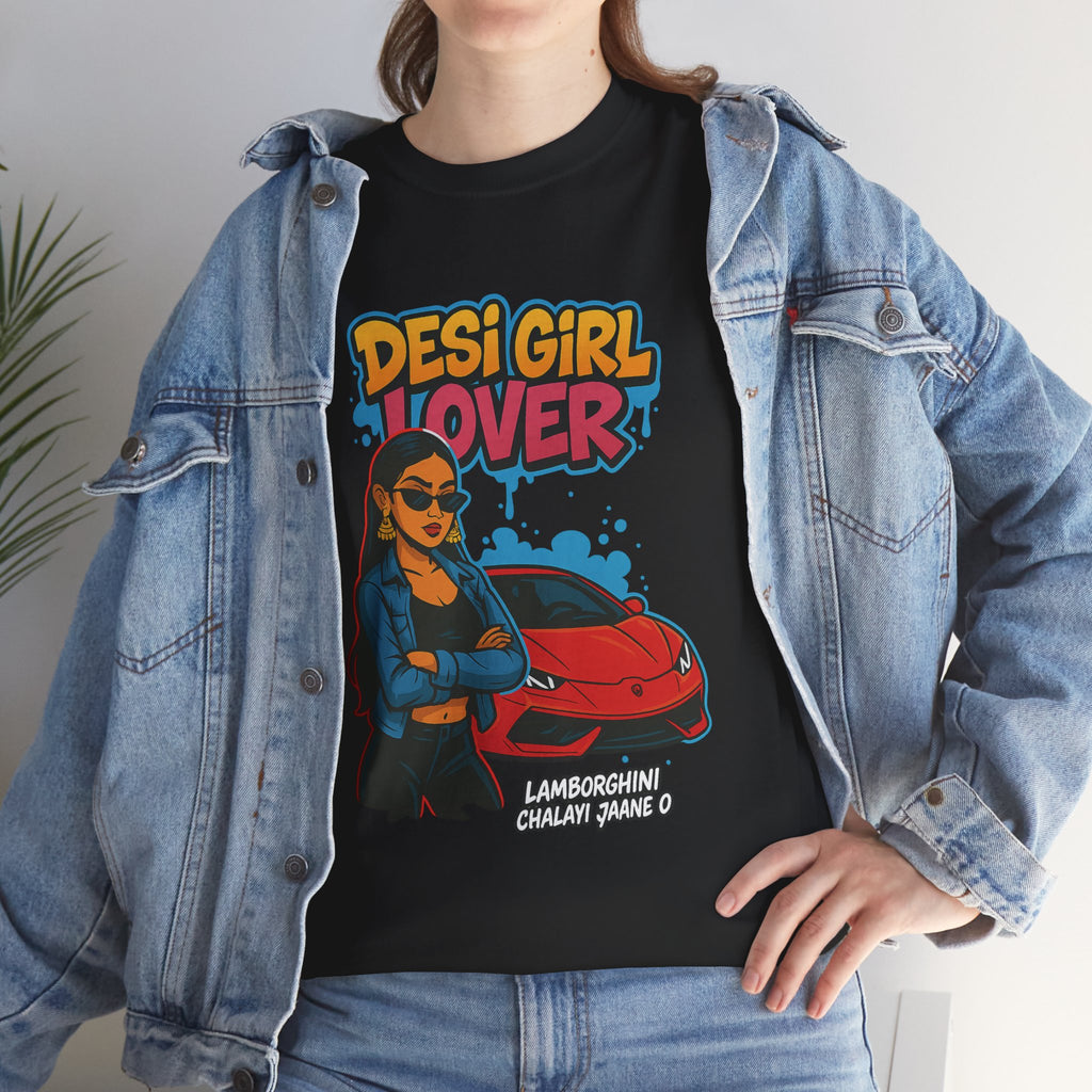 Desi Girl Lamborghini Tshirt