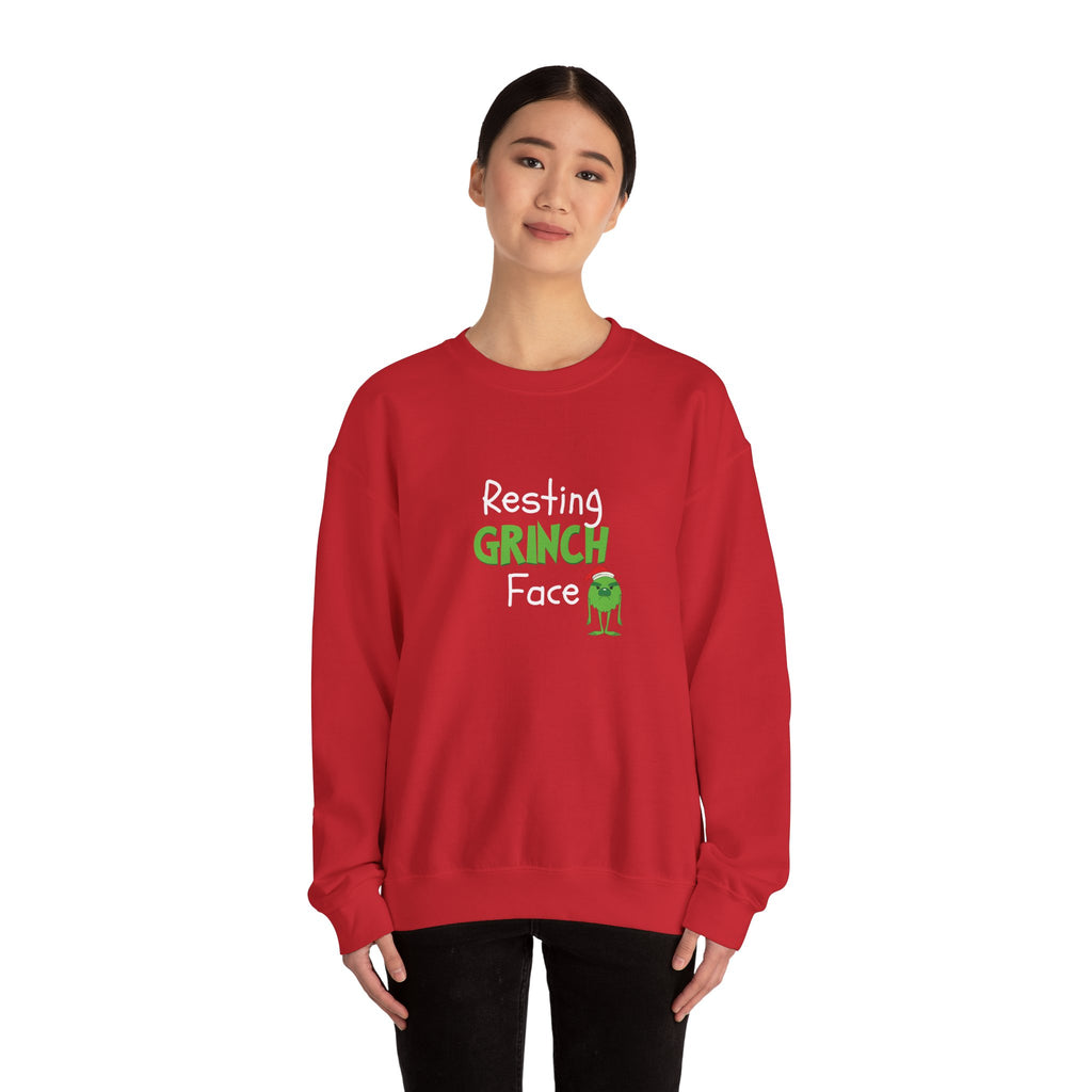 Unisex Resting Grinch Face Sweatshirt