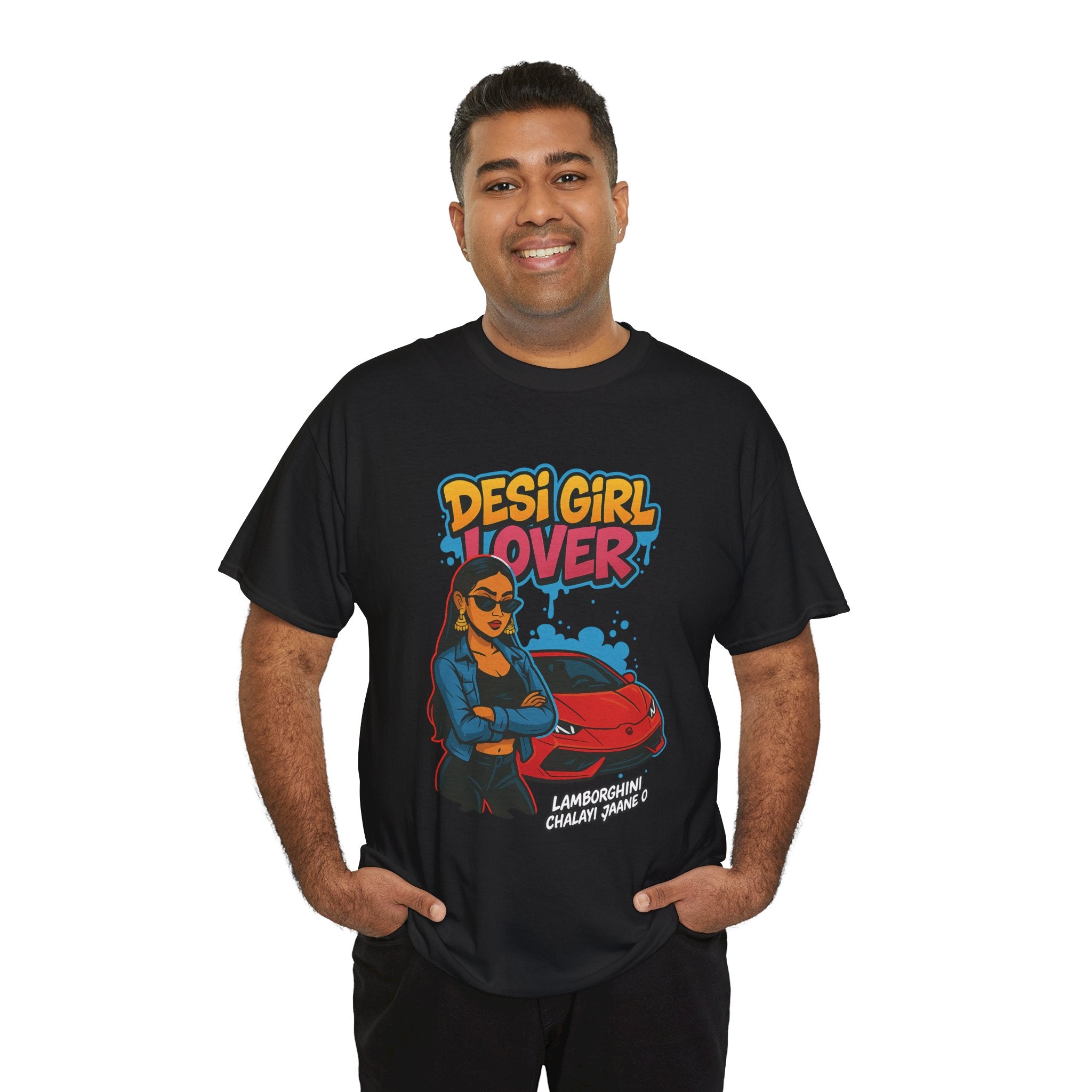 Desi Girl Lamborghini Tshirt