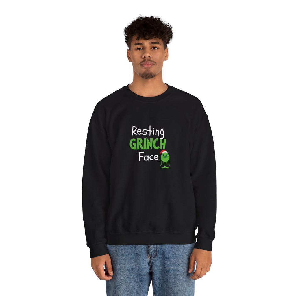 Unisex Resting Grinch Face Sweatshirt