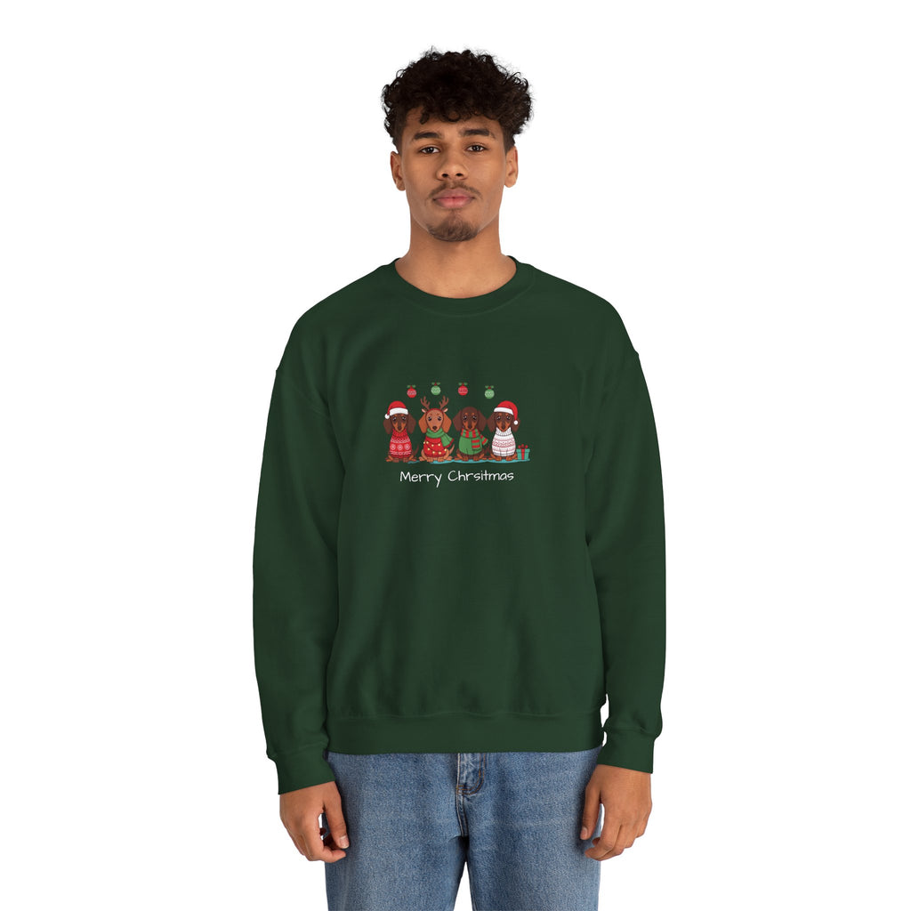 Christmas Dogs Crewneck Sweatshirt